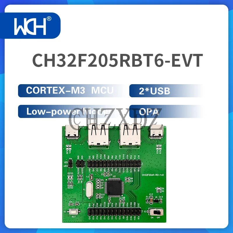 EVT , Cortex-M3 MCU, , USB2.0 Ǯ ǵ,  , OPA, 2 ̾  ̽, CH32F205, 2 /Ʈ